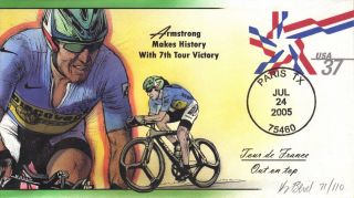 Bevil Hp H&m Lance Armstrong 7th Tour Victory " Tour De France " Sc U649