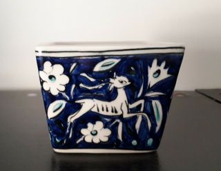 Ikaros Pottery Pot Blue Icaros Icaro Rhodes Rhodos Rodi Greece