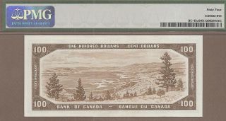 CANADA: 100 Dollars Banknote,  (UNC PMG64),  P - 82c/ BC - 43c,  1954, 2