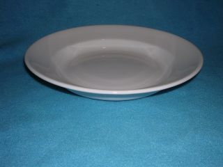 Soup/pasta Bowl Sevres By Apilco,  10 " W X 1 7/8 " D,  Porcelain