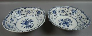 Set Of 2 Johnson Brothers Indies Blue Square Cereal Bowls