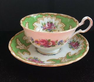Vintage Royal Grafton Bone China Tea Cup And Saucer England
