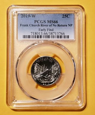 Pcgs Ms66 2019 W River Of Early Find