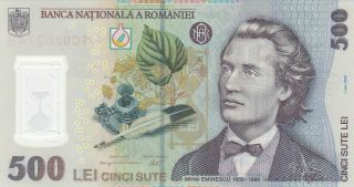 Romania,  500 Lei 1.  7.  2005 (2009) P123b Unc