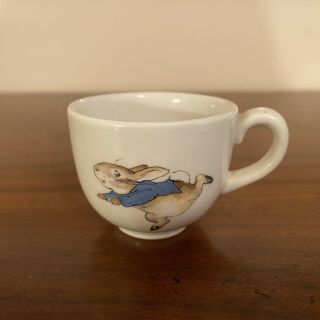 Miniature 2 " Wedgwood Peter Rabbit Child Tea Set Sm Cup Teacup Beatrix Potter