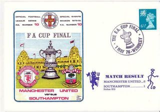 Dawn Football Event Cover (510) - 1976 Fa Cup Final - Man Utd V Southampton
