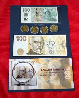100 Korun 2019 Alois Rašín - First Czech Commemorative Banknote,  Unc