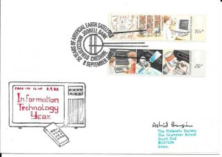1982 Information Technology On Scarce Philcovers Fdc