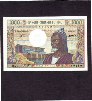 Mali 1000 Francs 1970 P - 13c Unc Last Issue