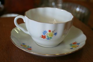 Arabia Of Finland Porcelain Tea Cup And Saucer