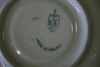 Arabia of Finland Porcelain Tea Cup and Saucer 2