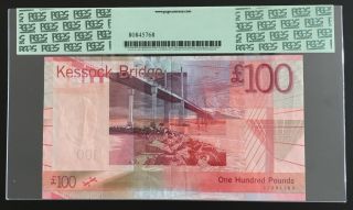 Scotland,  Bank of Scotland 100 Pounds 1.  8.  2011 PCGS Extremely Fine 40PPQ 2