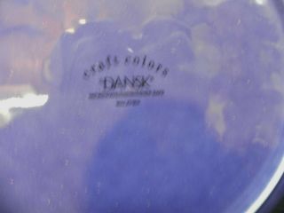 Dansk Craft Colors Eggplant Round Platter. 3