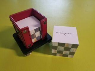 Mackenzie Childs Courtly Check Sticky Note Pad