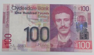Clydesdale Bank Plc Scotland,  2009,  100 Pound Note,  Cr Mackintosh; Orkney Images
