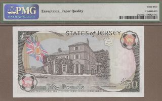 JERSEY: 50 Pounds Banknote,  (UNC PMG65),  P - 24a,  1993, 2