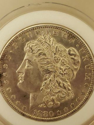 1880 S Bu Unc,  Dmpl / Ultra Pl Mirrors Gorgeous Morgan Silver Dollar