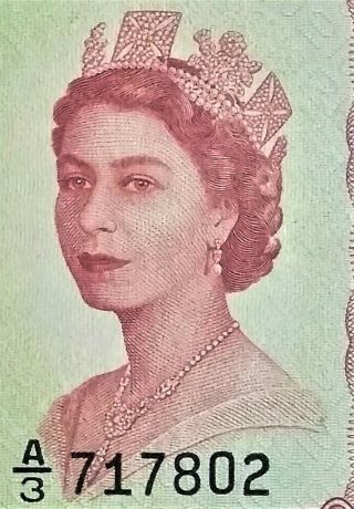 Malaya & British Borneo $10 Dollars CHOICE AU Queen Elizabeth QEII 1953 P 3 2