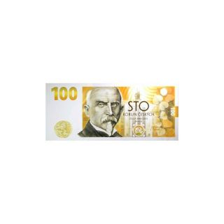 100 Korun 2019 Alois Rasin First Czech Commemorative Banknote