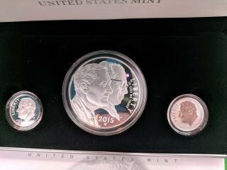 2015 US MARCH OF DIMES SPECIAL SILVER COIN SET 2