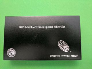 2015 US MARCH OF DIMES SPECIAL SILVER COIN SET 3