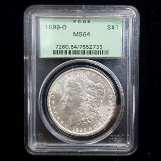 1899 O Us Morgan Silver $1 One Dollar Pcgs Ms64 Key Date Collector Coin Kv2733