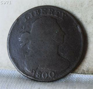 1800 Draped Bust Large Cent S/h After 1st Item