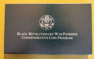 1998 - S Black Rev.  War Patriots Comm.  Silver Dollars Proof & Unc.  &