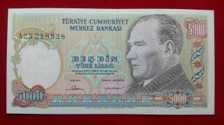 Turkey 5000 Lira A - Pick.  196a