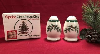 Classic Spode Salt And Pepper Shaker Set,  Made In England