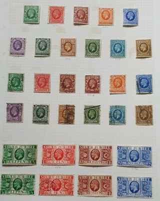 Gb Stamps King George V 1934 - 36 Set M/mint,  More