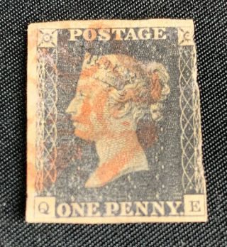 Queen 1840 Penny Black,  Thins,  World 