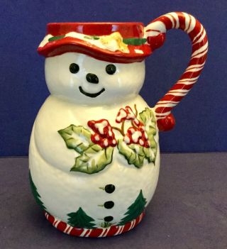 Tracy Porter Jolly Ol Snowy Snowman Figurine Mug