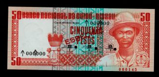 Guinea - Bissau Specimen 50 Pesos 1983 Pick 5 Unc.