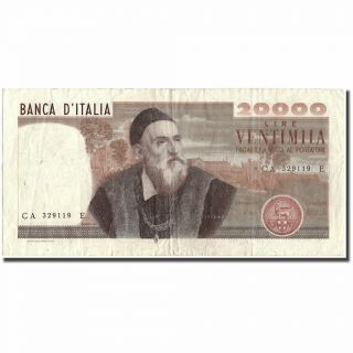 [ 216024] Banknote,  Italy,  20,  000 Lire,  1975,  1975,  Km:104,  Ef (40 - 45)
