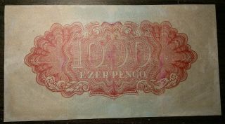 Ungarn,  Hungary - 1000 Pengo 1944 Russian Red Army Issued VF 2
