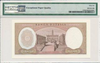 Banca d ' Italia Italy 10,  000 Lire 1973 PMG 66EPQ 2