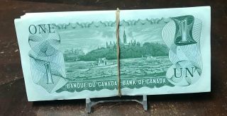 1973 Bank of Canada Brick of 100 Consecutive UNC notes CP772 3
