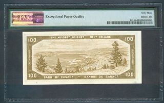Canada $100,  1954 - PMG Choice Unc.  63 EPQ - BC - 43c 2