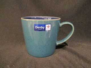 Denby Harlequin - Large Coffee Mug Green And Blue -
