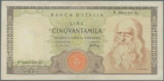 650571 Italy 50.  000 Lire 1967,  P.  99a_f/f,