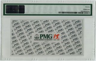 PMG 70 Paper Money Guarantee 2019 PMG 15th Anniversary 5g Silver Note 2
