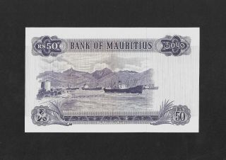 AU 50 rupees 1967 MAURITIUS England 2