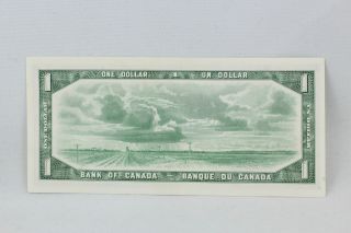 1954 Canada Replacement $1 Bank Note Beattie Raminsky Signatures DO Prefix 2