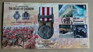 The Relief Of Lucknow.  2002 Benham Indian Mutiny Medal Cover