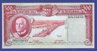 Gem Uncirculated 500 Escudos 1970 Banknote From Angola Very High Value