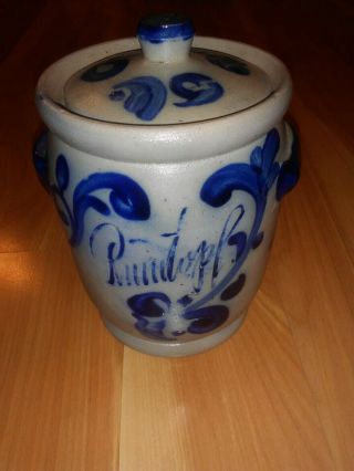 Rumtopf Jar Salt Glazed Made By Hanarbelt