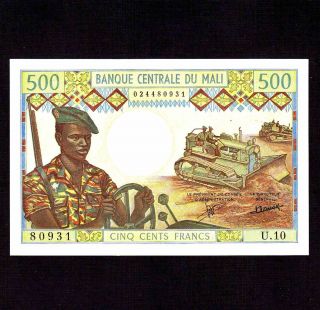 Mali 500 Francs 1973 P - 12c Unc Camel