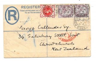 Scotland 1891 Postal Stationery Env.  Huggins Rp15f.  Revised Rates.  Fine Useage