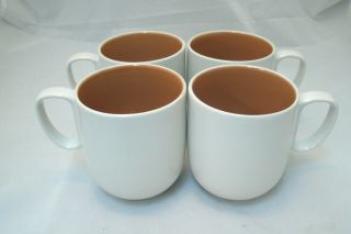 Gourmet Expressions Studio Sand Set Of 4 - 12 Oz Coffee Tea Cocoa Mugs Stoneware